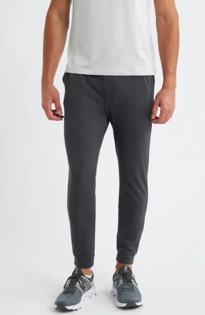 Free Fly High Mile Stretch Nylon Joggers In Black
