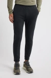 Free Fly High Mile Stretch Nylon Joggers In Black