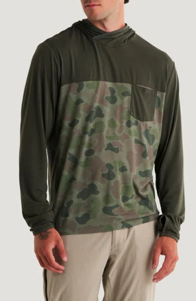 Free Fly Hybrid Performance Hoodie In Green