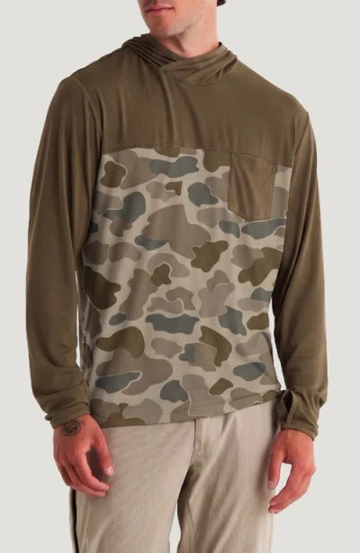 Free Fly Hybrid Performance Hoodie In Green