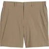 Free Fly Latitude Water Repellent Performance Shorts In Tobacco