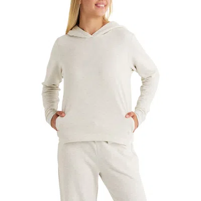 Free Fly Lightweight Fleece Hoodie In White