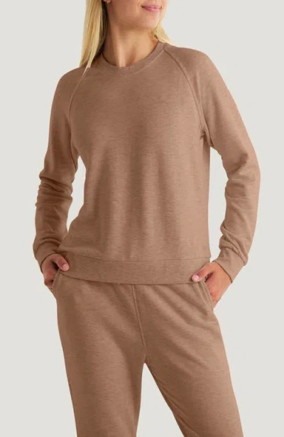 Free Fly Lightweight Fleece Sweatshirt In Brown