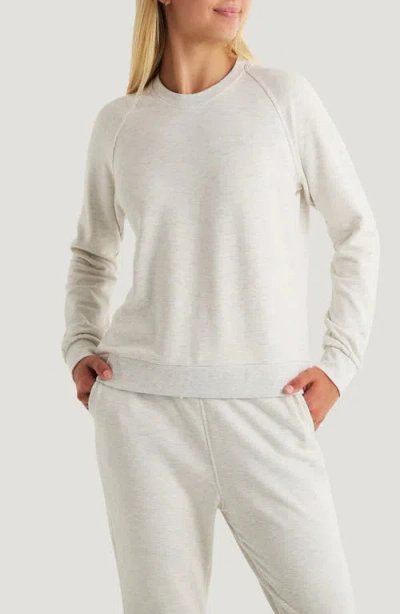 Free Fly Lightweight Fleece Sweatshirt In White