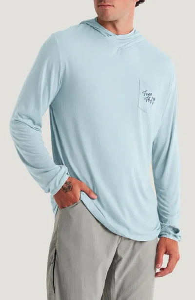 Free Fly Lightweight Hoodie In Blue