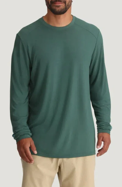 Free Fly Lightweight Upf 20+ Long Sleeve T-shirt In Green