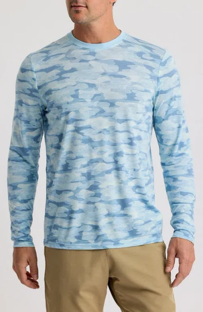 Free Fly Lightweight Upf 20+ Long Sleeve T-shirt In Blue