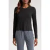Free Fly Long Sleeve Rib T-shirt In Black