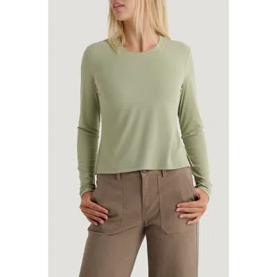 Free Fly Long Sleeve Rib T-shirt In Animal Print
