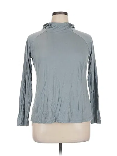 Pre-owned Free Fly Long Sleeve Turtleneck In Gray