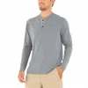 Free Fly Men's Bamboo Flex Henley Top In Heather Blue Dusk In Multi