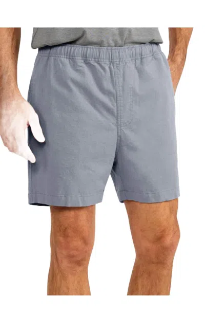 Free Fly Men's Stretch Canvas Short 5" In Slate In Grey