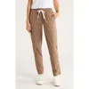 Free Fly Pacifica Stretch Twill Drawstring Pants In Brown