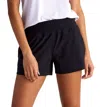 Free Fly Pull-on Breeze Short In Black In Black