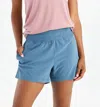 Free Fly Pull-on Breeze Short In Pacific Blue In Blue