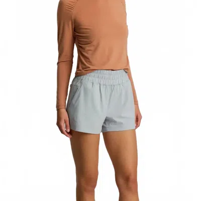 Free Fly Pull-on Breeze Short In Aspen Grey In Blue