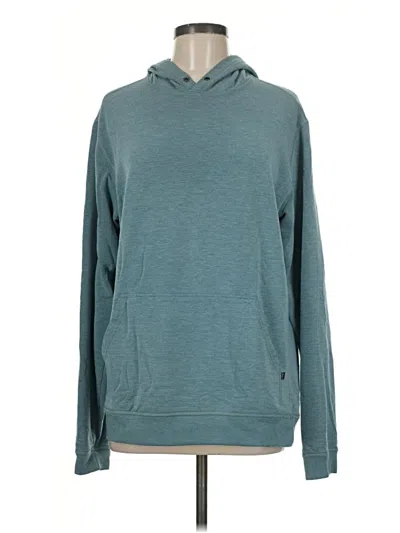 Pre-owned Free Fly Pullover Hoodie In Teal