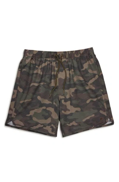 Free Fly Reverb Lined Hybrid Shorts In Green