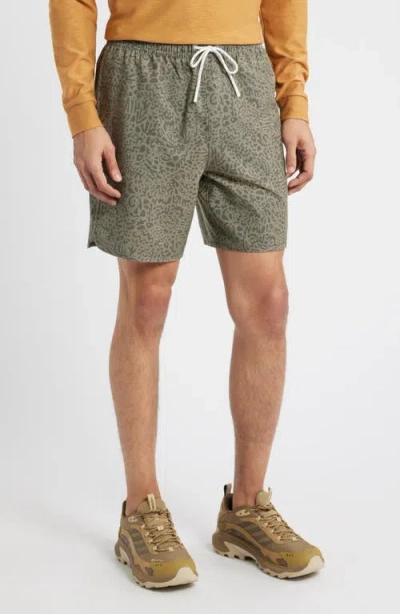 Free Fly Reverb Water Resistant Hybrid Performance Shorts In Brown