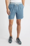 Free Fly Reverb Water Resistant Hybrid Performance Shorts In Blue