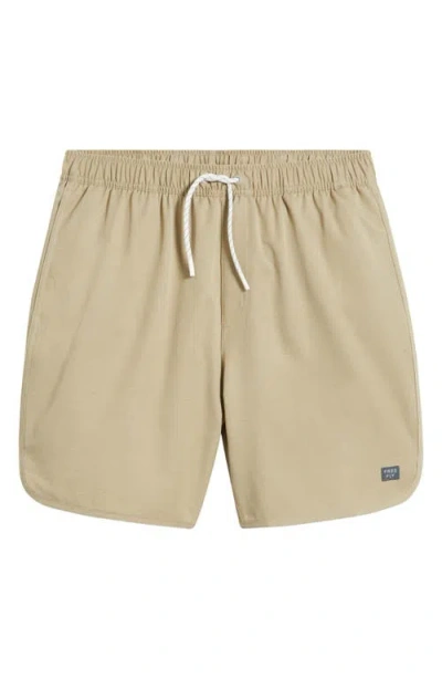 Free Fly Reverb Water Resistant Hybrid Performance Shorts In Coriander
