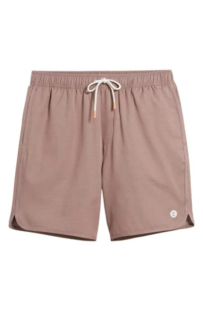 Free Fly Reverb Water Resistant Hybrid Performance Shorts In Fig