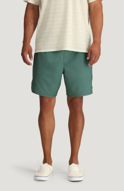 Free Fly Reverb Water Resistant Hybrid Performance Shorts In Green