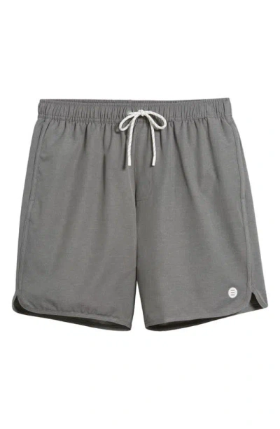 Free Fly Reverb Water Resistant Hybrid Performance Shorts In Smoke
