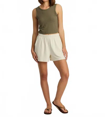 Free Fly Ribbed Bamboo Tank Top In Smokey Olive In Green