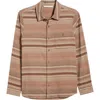 Free Fly Seawool Flannel Button-up Shirt In Brown