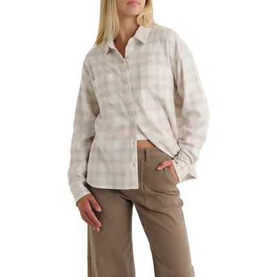 Free Fly Seawool Flannel Shirt In Gray