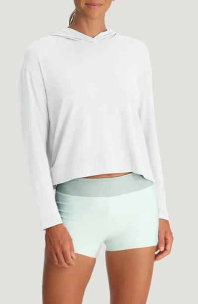 Free Fly Shade Crossover Hoodie In White