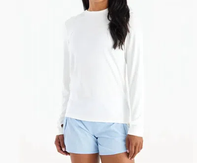 Free Fly Shade Long Sleeve Ii Top In Bright White