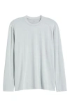Free Fly Shade Long Sleeve T-shirt In Heather Aspen Grey