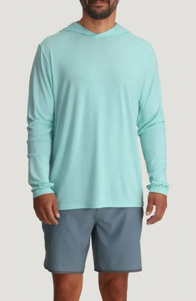 Free Fly Shade Upf 50+ Hoodie In Blue