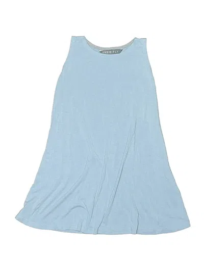 Pre-owned Free Fly Kids' Sleeveless T-shirt In Blue