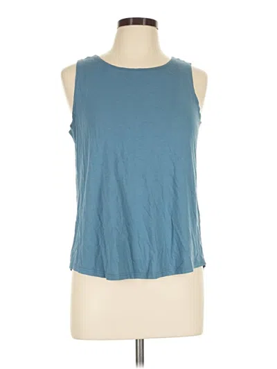 Pre-owned Free Fly Sleeveless T-shirt In Blue