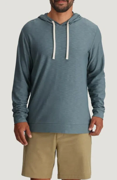 Free Fly Slub Performance Hoodie In Blue
