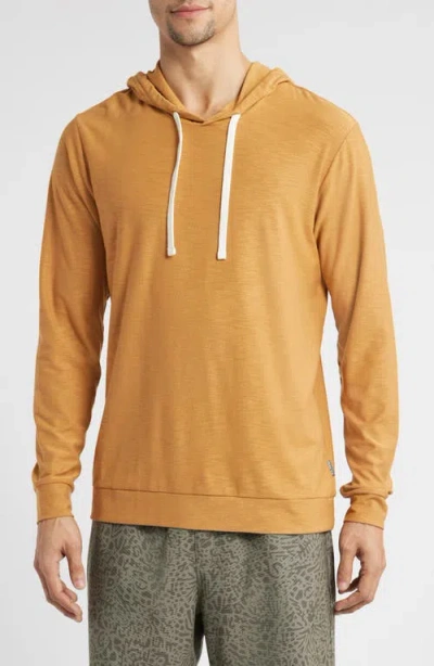 Free Fly Slub Performance Hoodie In Brown
