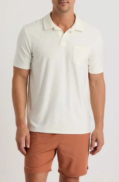 Free Fly Slub Polo Ii In White