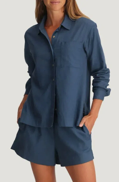 Free Fly Sullivans Button-up Shirt In Blue