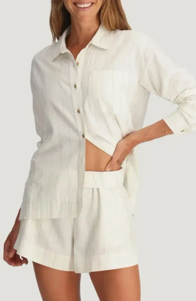 Free Fly Sullivans Button-up Shirt In White