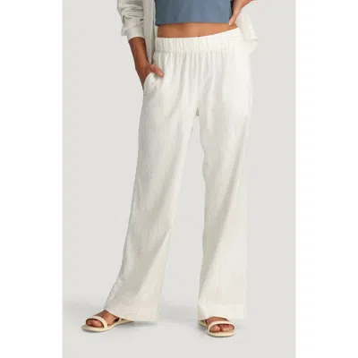 Free Fly Sullivans Wide Leg Pants In White