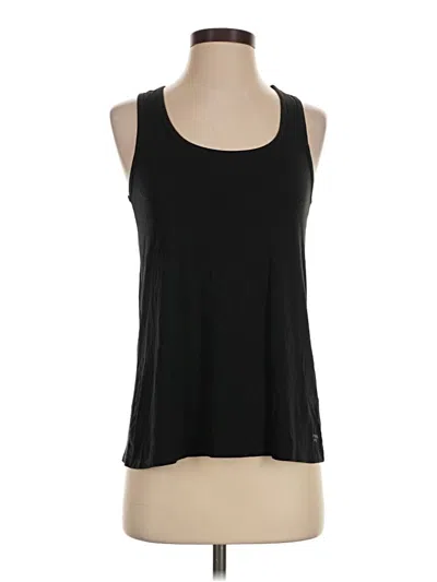 Pre-owned Free Fly Tank Top Black Halter Neckline Tops
