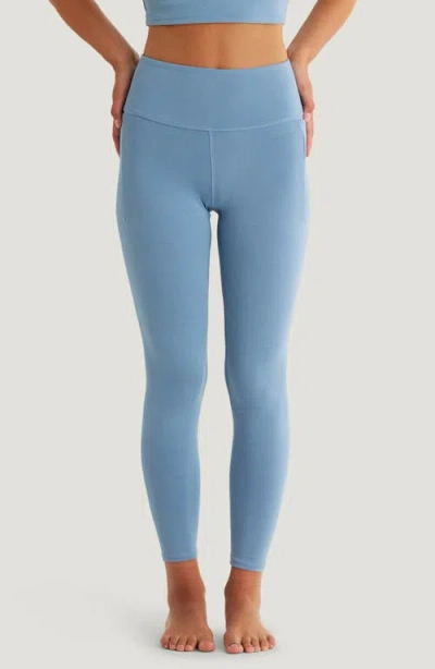 Free Fly Terraflow Pocket Leggings In Blue