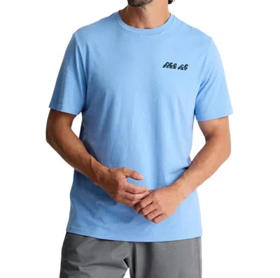 Free Fly Voyager Tee In Heather Ocean Blue In Multi