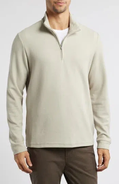 Free Fly Waffle Quarter Zip Pullover In Sandstone
