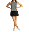 Free Fly Women's Bamboo-lined Active Breeze Skort In Black In Gray