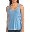 Free Fly Women's Bamboo Motion Racerback Tank Top In Blue Reef In Multi