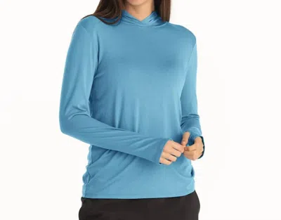Free Fly Women's Bamboo Shade Hoody Ii In Bluestone